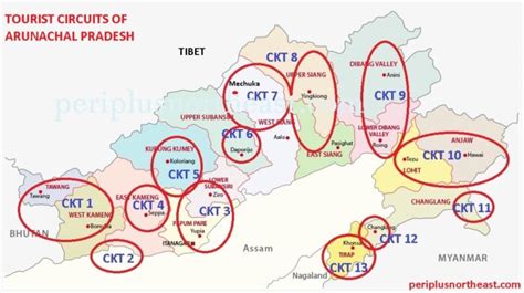 12 (+1) Arunachal Tourist Circuits: Understanding The Official Recommendations - Periplus Northeast