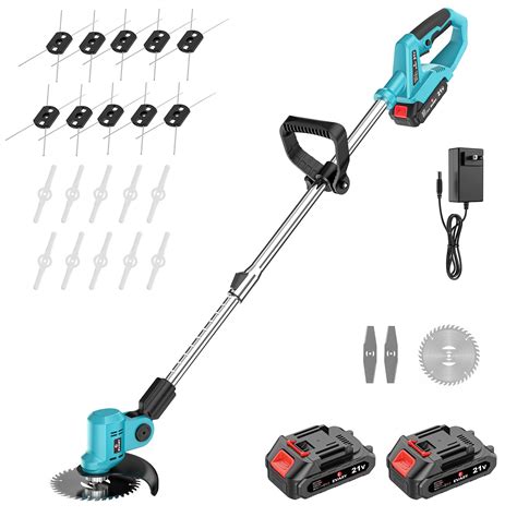 Wacker Cordless Electric Battery Powered Weed Eater 21V String Trimmer ...
