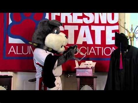 The Fresno State Mascot knows how to promote a great Grad Day gift ...