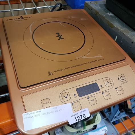 COPPER CHEF INDUCTION COOKTOP - Big Valley Auction