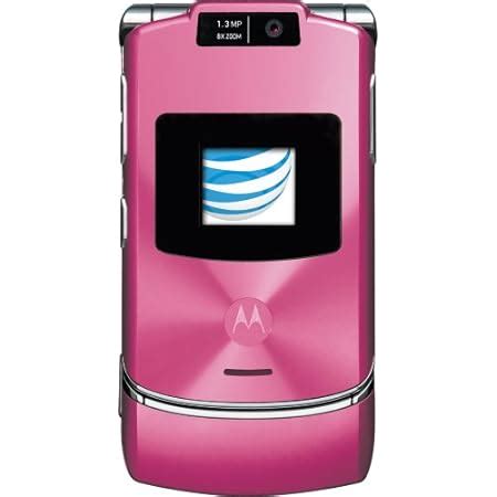 Amazon.com: Motorola RAZR V3xx J Phone, Pink (AT&T) : Cell Phones ...