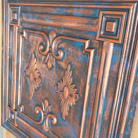 Vintage Tin Ceiling Tiles Rustic Copper Bar Store Decor - Etsy UK