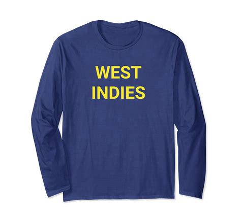 West Indies Cricket Jersey T-shirt Long Sleeve T-Shirt-ANZ – Anztshirt