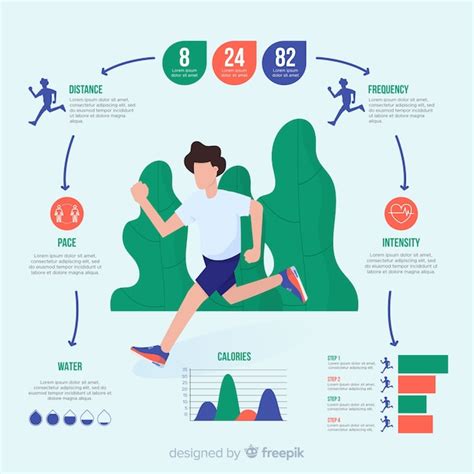 Free Vector | Health infographic template flat style