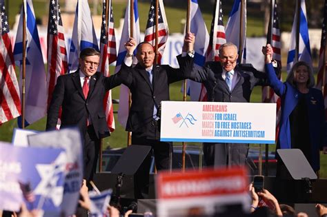 Congressional leaders reject ceasefire calls at pro-Israel rally - al.com