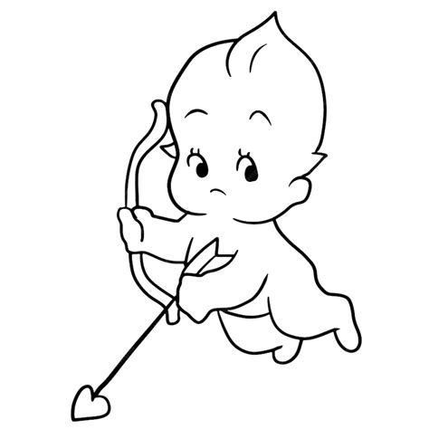 Premium Vector | Little angel cartoon doodle kawaii anime coloring page ...