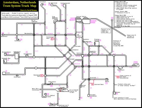 nycsubway.org: Amsterdam, Netherlands Trams - Track Map