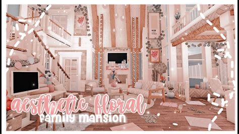 bloxburg | aesthetic floral mansion | cxvixella♡ | House decorating ...