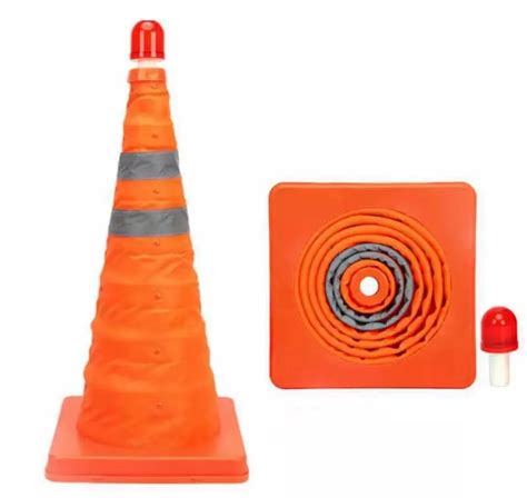 Hi Visibility 450mm Road Site Traffic Cone with Reflective Materials ...