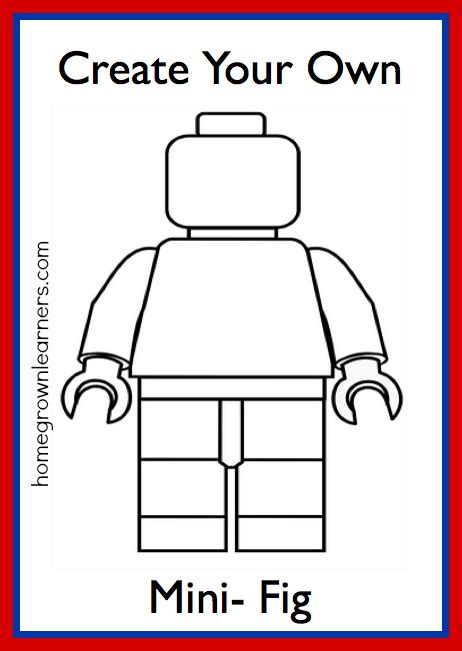 LEGO Minifig Printable — Homegrown Learners