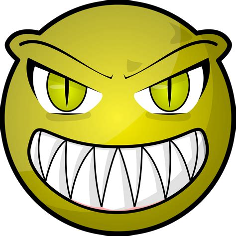 Clipart - Scary face