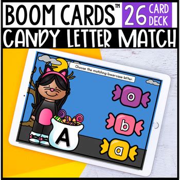 October Boom Cards | Halloween Letter Matching Boom Cards - Natalie ...