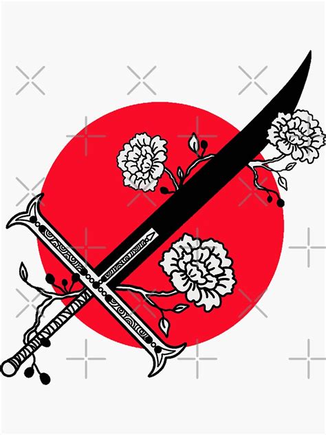 "Dracule Mihawk Sword "Yoru"" Sticker for Sale by mogamiX | Redbubble