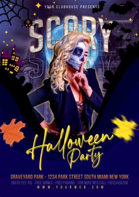 HALLOWEEN PARTY Template | PosterMyWall