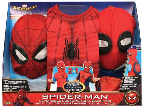 Rubie's Spider-Man 2-in-1 Top & Web Back Pack Reversible Costume | Walmart Canada