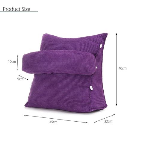 Bed Triangular Cushion Chair Bedside Lumbar Chair Backrest Lounger Lazy Office Chair Living Room ...
