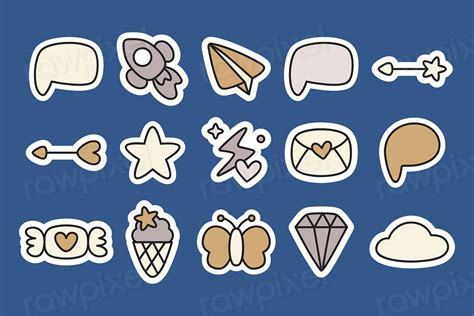 Cute planner sticker vector collection | Premium Vector - rawpixel