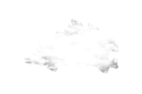 ahumado y niebla nube png en un transparente antecedentes. blanco nubes ...