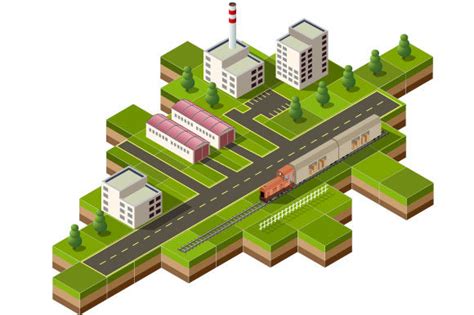 City Isometric Illustration Bundle · Creative Fabrica