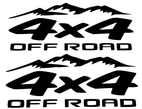 2 New 4x4 off Road Edition Decals Stickers Graphics for F-150 - Etsy