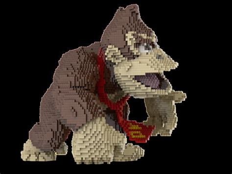 Lego Donkey Kong Statue Building Instruction Instructions | Etsy