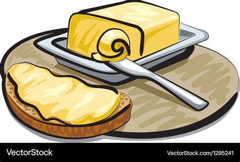 Butter Royalty Free Vector Image - VectorStock