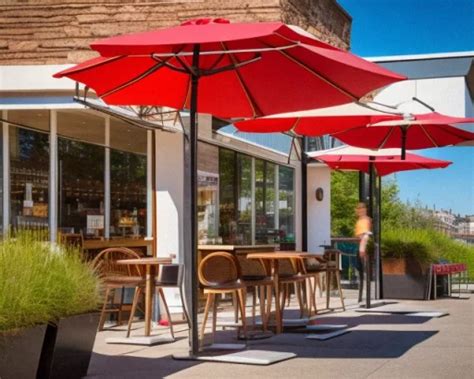 Ai Art Generator: modern cafe outdoor design