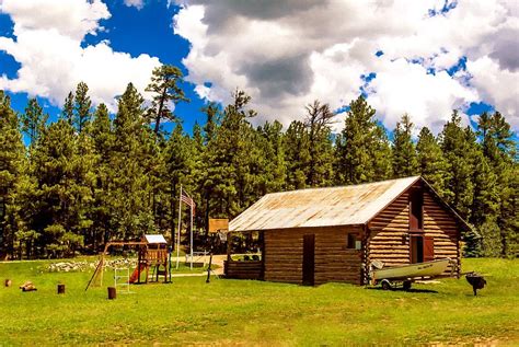 Vacation Cabin Happy Jack Arizona Photograph by Bob and Nadine Johnston