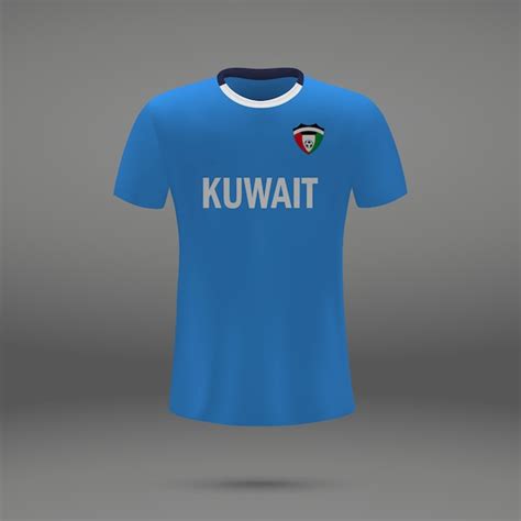 Premium Vector | Football kit of kuwait, tshirt template for soccer jersey