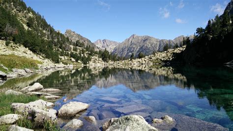 Pyrenees Spain. Part of a 6-day hike through the National Park of ...