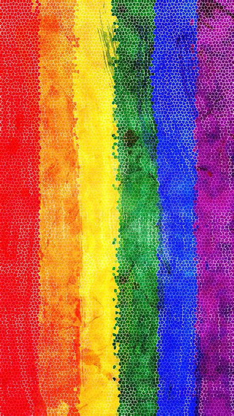 Download Mosaic Rainbow Flag LGBT Phone Wallpaper | Wallpapers.com