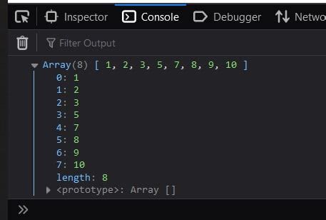 Quick sort algorithm JavaScript