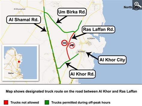 Change of Truck Route on Ras Laffan Road