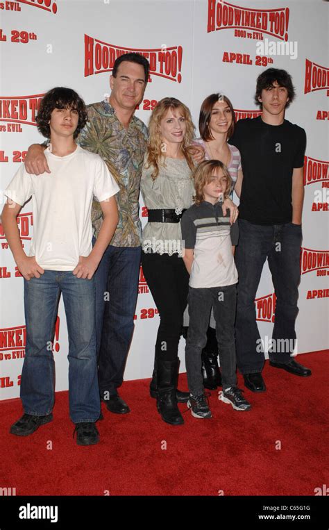 Patrick Warburton, family at arrivals for HOODWINKED TOO! Hood vs Evil Premiere, Pacific ...