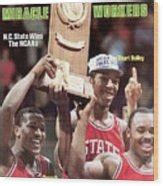 Nc State Dereck Whittenburg, Thurl Bailey, And Sidney Lowe Sports Illustrated Cover Art Print by ...