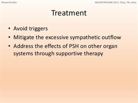 Paroxysmal Sympathetic Hyperactivity in Traumatic Brain Injury [PSH i…