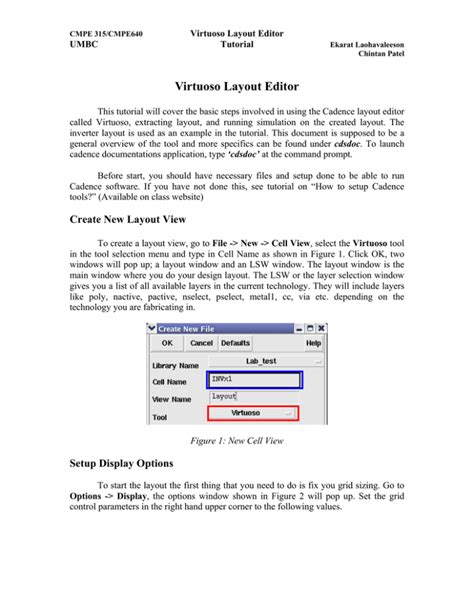 Virtuoso Layout Editor