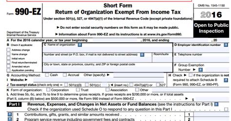 Form 990-EZ for nonprofits updated | Accounting Today