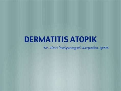 Dermatitis atopik