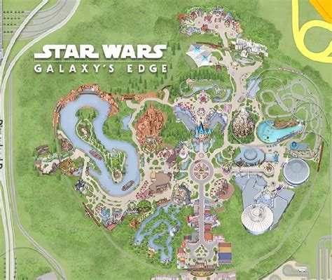 Disneyland Star Wars Galaxy's Edge Map - find out