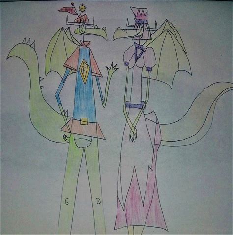 Blazing Dragons - Flicker and Princess Flame by GaelEstrella177 on DeviantArt