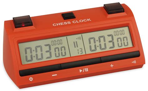 The Chess Store Tournament Digital Chess Clock - Red - The Chess Store