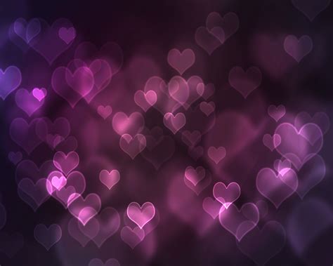 Purple Hearts Design Purple Background Wallpapers | Purple Background Wallpapers