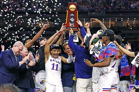 Kansas Jayhawks Win 2022 NCAA Men's Basketball Title Over North Carolina