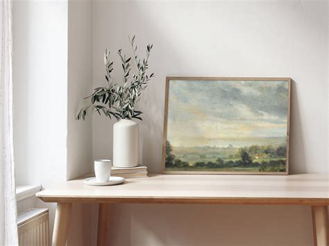 Dreamy Landscape Painting / Countryside Art Print / FINE ART - Etsy