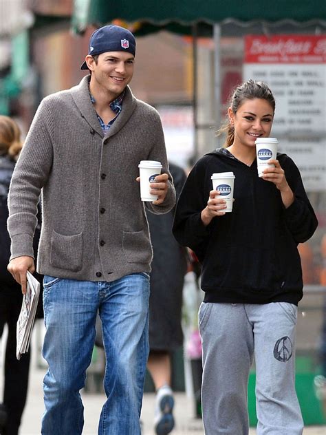 Being Happy - Ashton Kutcher & Mila Kunis Photo (35732555) - Fanpop