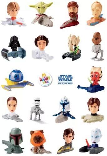 2008 STAR WARS CLONE WARS BOBBLEHEADS MCDONALDS HAPPY MEAL TOYS - U - PICK | eBay