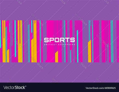 Colorful modern sports banner background design Vector Image