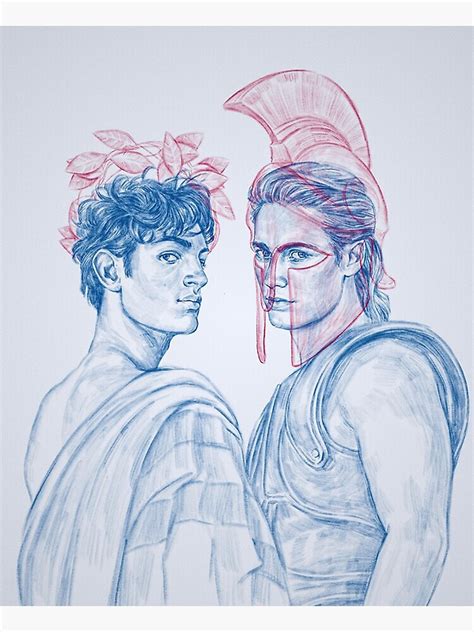 "ACHILLES AND PATROCLUS" Sticker for Sale by BrendaSousa | Redbubble