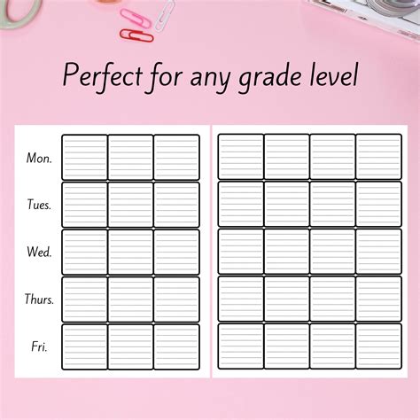 Printable Weekly Teacher Planner Homeschool Planner Student | Etsy